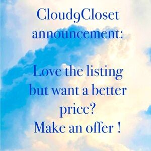 Announcement: Make an offer!